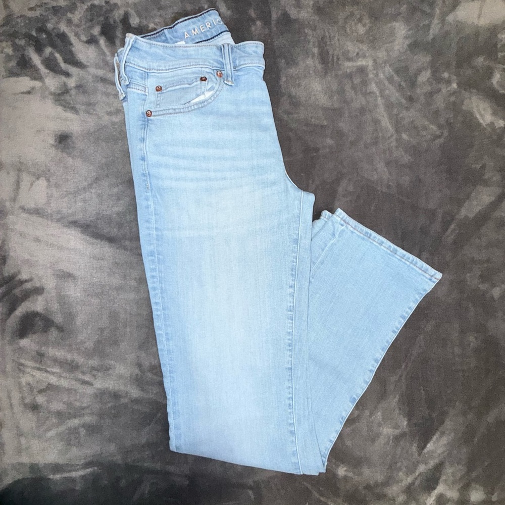 American Eagle Outfitters Light Blue Flare Jeans